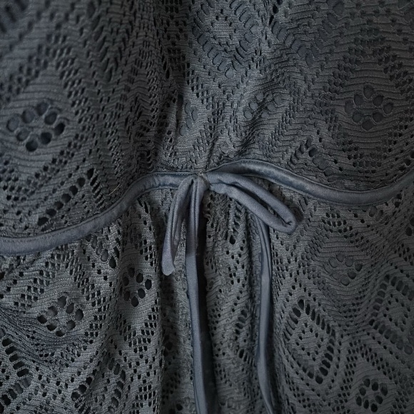 Catherine’s Lace Tankini Swim Top Women’s Plus Size 32W Navy Blue 5X NWT - Picture 2 of 9